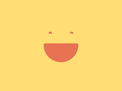 Smile eyes mouth smile yellow