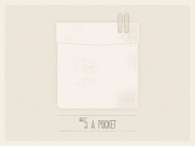 #5 - A Pocket brown mystery noise pocket texture