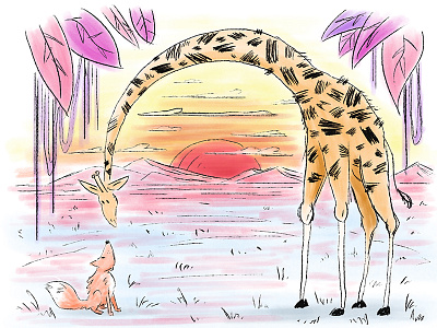 Fox & Giraffe