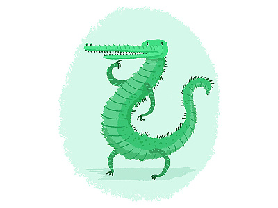 Bendy Crocodile bendy crocodile flexible green illustration kids picture book
