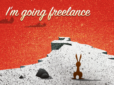 Freelance Rabbit adventure freelance job rabbit red texture