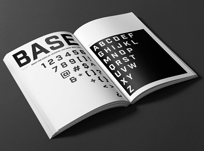 "Industry Inc" Type Specimen Spread #2 bold book display type print typography