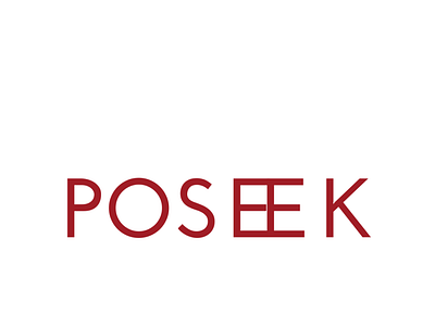 Workmark Design for Poseek Branding Agency brand and identity brand identity branding design logo logodesign logodesigner logotype typography ui visual identity web website workmark