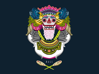 Barong - Bali - Indonesia illustration illustration art illustration digital illustrator