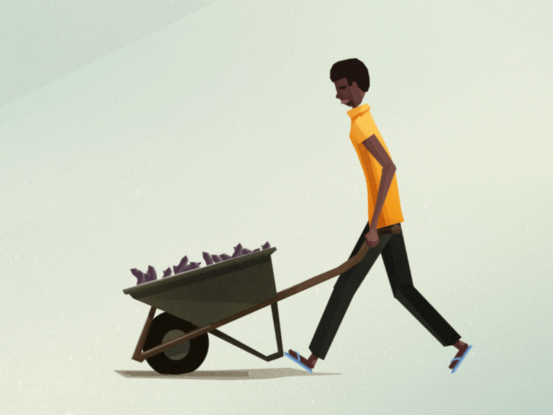 Mr. Diakolo walkcycle WIP 2d after effect animation gif motion walk walk cycle walkcycle