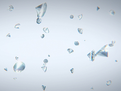 3D Diamonds 3d cinema 4d diamonds simulation