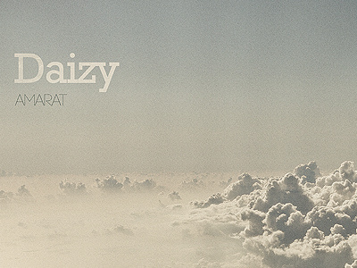 Cover for the upcoming Daizy's album cd cover cloud cover malta photography vintage