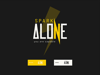 SPARK ALONE best design best shot branding design illustration logo typogaphy