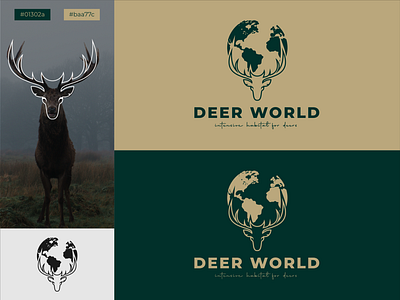 DEER WORLD best design best shot bestlogo branding design graphic design illustration logo logodesign typogaphy
