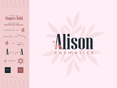 ALISON beauty best design best shot branding business care design fashion illustration logo typography