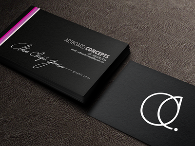 Business card concept business card logo minimalist