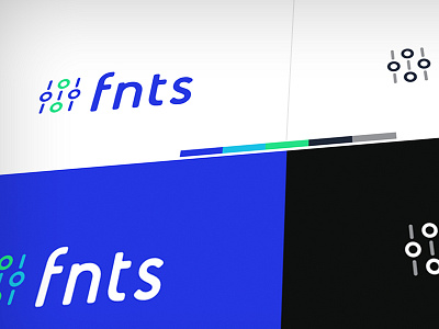 FNTS Logo Design corporate logo presentation product variation