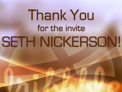 Thank You seth nickerson thank you