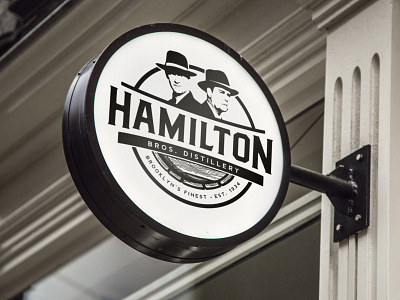 Logo design for Hamilton Bros. Distillery