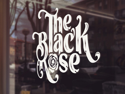 Logo design for The Black Rose branding design logo design logo design branding logo designs