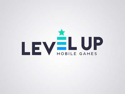 Logo design for Level Up Mobile Games app design branding logo logo design mobile app