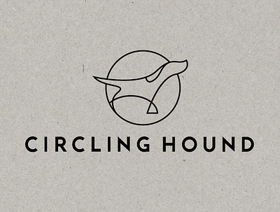 Logo design for Circling Hound branding design fashion gifts logo logo design