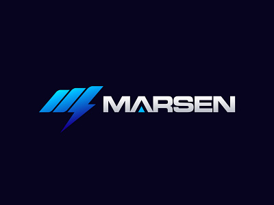 Logo design for Marsen - Battery brand branding branding design graphic design icon logo logo design logo designer