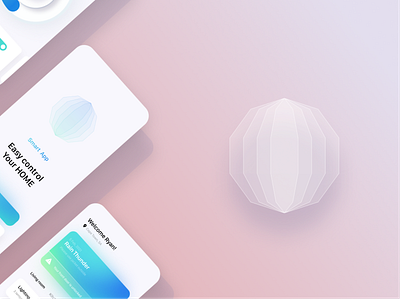Smart home app branding design flat icon minimal ui ux vector web