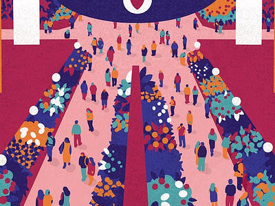 “Barcelona” Market Life design food food market graphic design illustration market postcard postcard design project