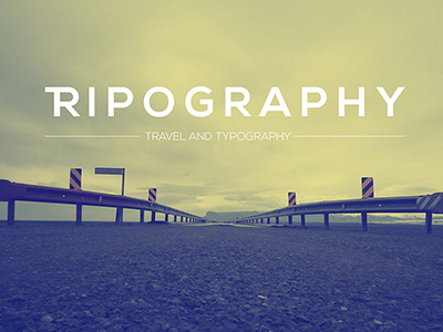 Tripography diego martinez graphic design iceland travel tripography typography