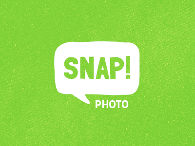 Snap Logo hand drawn logo radioactive green