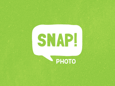Snap Logo logo hand-drawn radioactive green