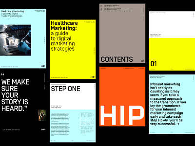 HIP Creative Ebook System agency brand strategy branding branding agency content content design design system ebook identity logo rebrand symbol visual identity system