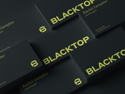Blacktop Business Cards agency brand design brand strategy branding business card identity logo simple symbol visual identity system