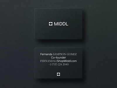Middl Brand Identity brand design brand strategy fashion identity logo simple symbol visual identity system
