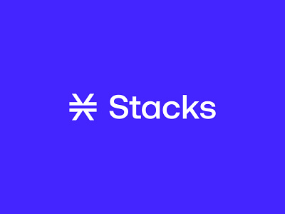 Stacks Brand Identity brand design brand identity branding crypto cryptocurrency logo simple symbol visual identity system