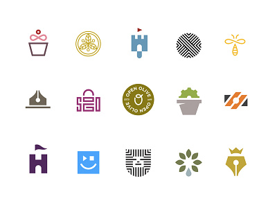 Logos & Marks Vol. 2 behance brand mark branding collection design icon logos symbol