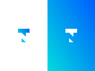 T + N + Talk branding bubble dialogue for fun logo mark n negative space speech t talk