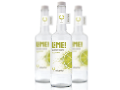 Elk Packaging design illustration label lime liquor packaging product mockup