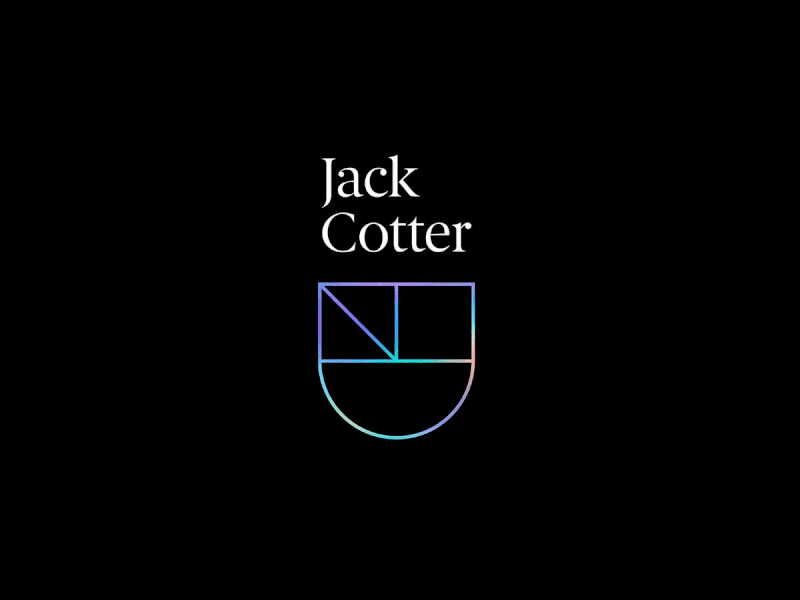 Jack Cotter Brand Identity beauty brand brand identity branding geometry hair logo precision salon shears