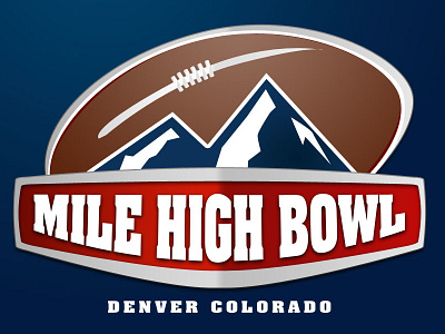 Mile High Bowl, Denver Colorado bowl colorado denver logo