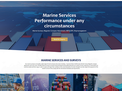 Marine Services / Web Design / reDesign