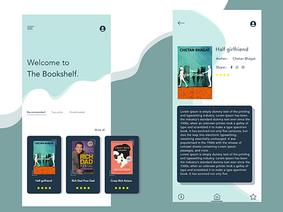 Ui concept for book lovers