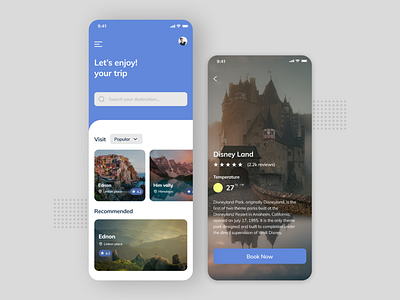 Explore and Tour app 2020 trends color creative creative design design destination figma theme tour travel ui uidesign uiux ux uxdesign