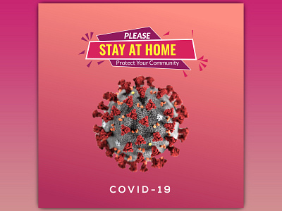 COVID-19 Instagram Banner Design banner ads banner design corona virus coronavirus covid 19 instagram banner instagram post social media design