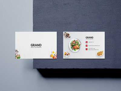 Restaurant Business Card Design 2020