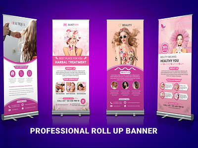 Download Spa Roll Up Banner Design 2020 With Free Mockup By Md Rahmat Ali On Dribbble