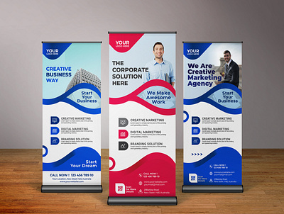 Professional Corporate Roll Up Banner Design 2020 adobe illustrator banner ad banner ads banner design banner design 2020 banner design 2020 banner design 2021 banner design 2021 creative design instagram banner professional banner responsive roll up roll up banner roll up banner design rollup social media design