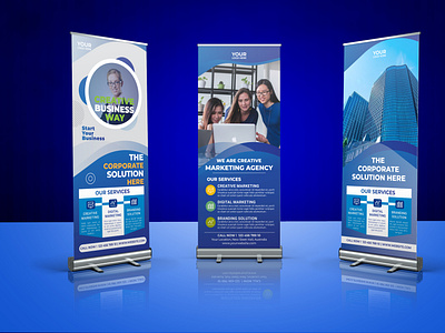 Professional Corporate Roll Up Banner Design 2021 Free download