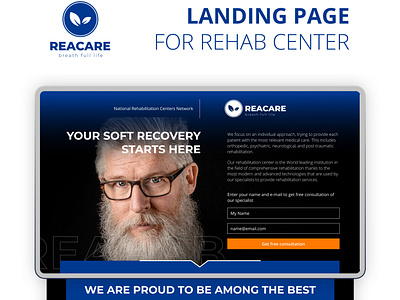 Reacare landing page