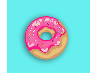 Donut design illustration