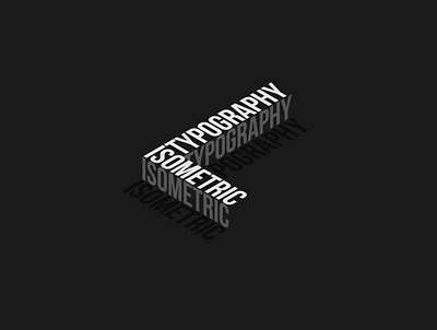 Isometric Text Effect 3d design effect text typography