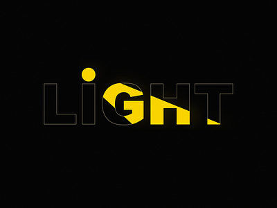 Light design illustration text typography vector