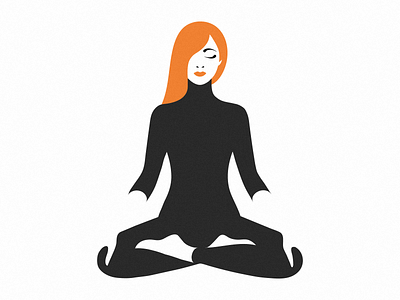 Yoga illustration vector