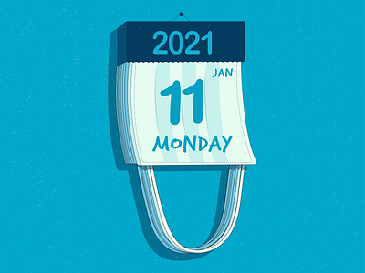 Calendar 2021 illustration vector